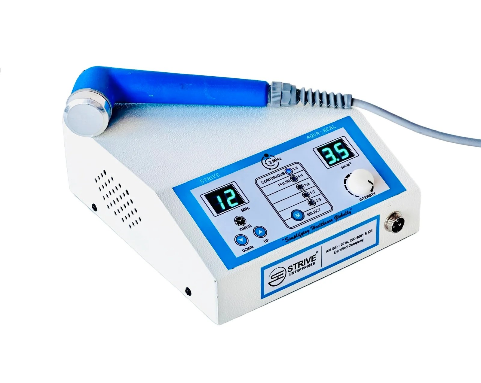3 MHz Ultrasound Therapy Machine AQUA HEAL Strive Enterprises