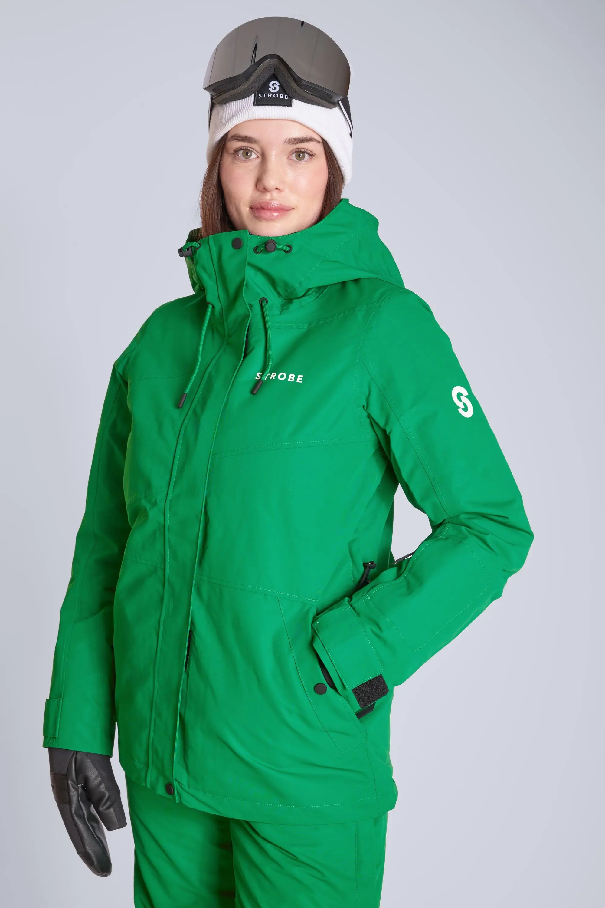 Aura Ski Jacket Kelly Green Women's Strobe