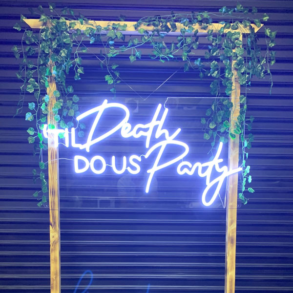 Neon Sign Hire Strobe Disco Roadshow