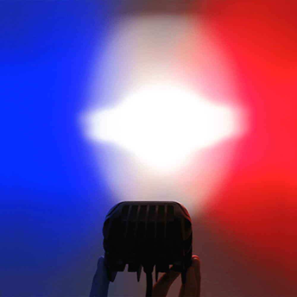 4 Inch 30 Watt Side Strobe LED Work Light Strobe Lux