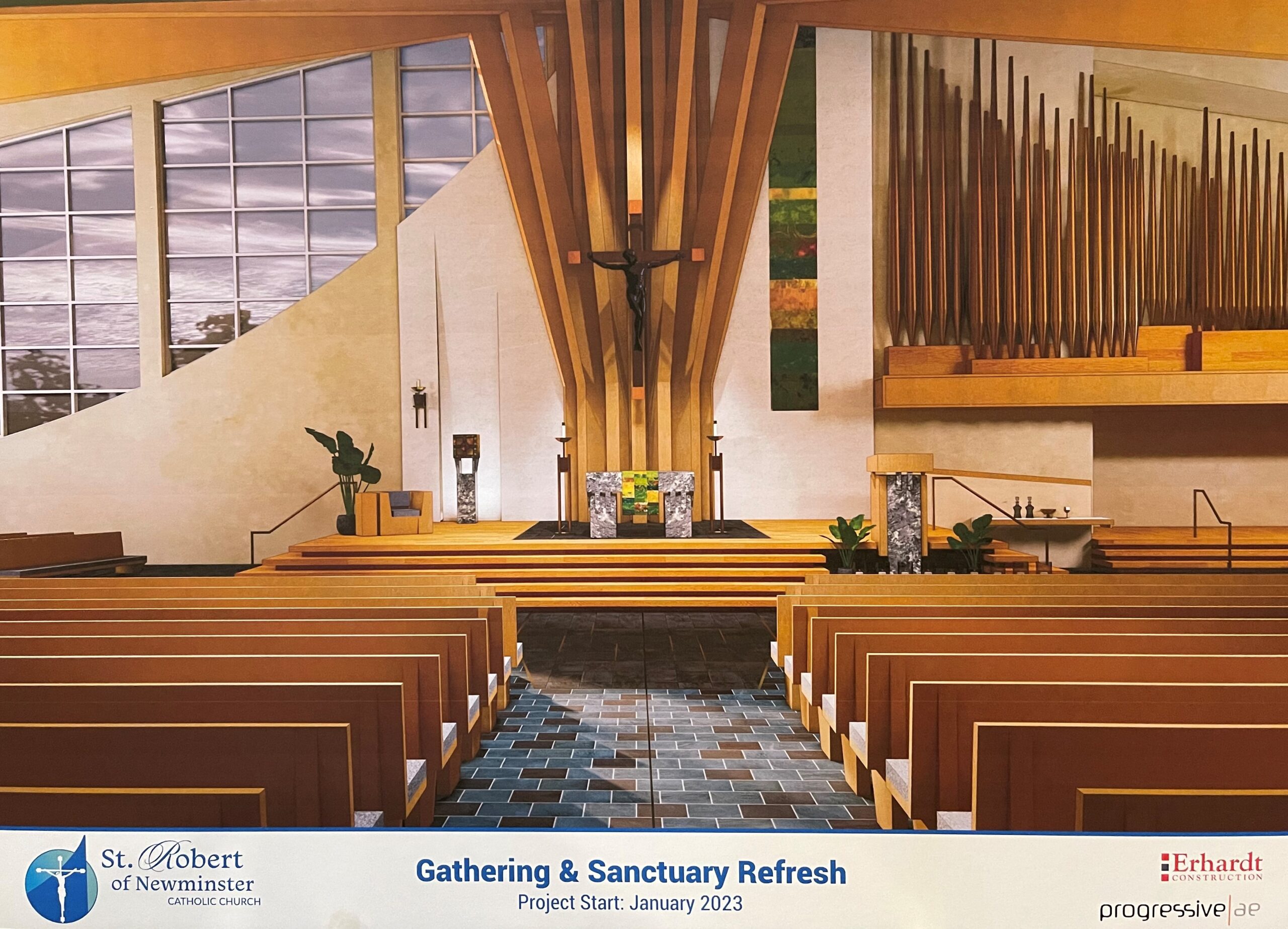 Gathering and Sanctuary Refresh St Robert Church