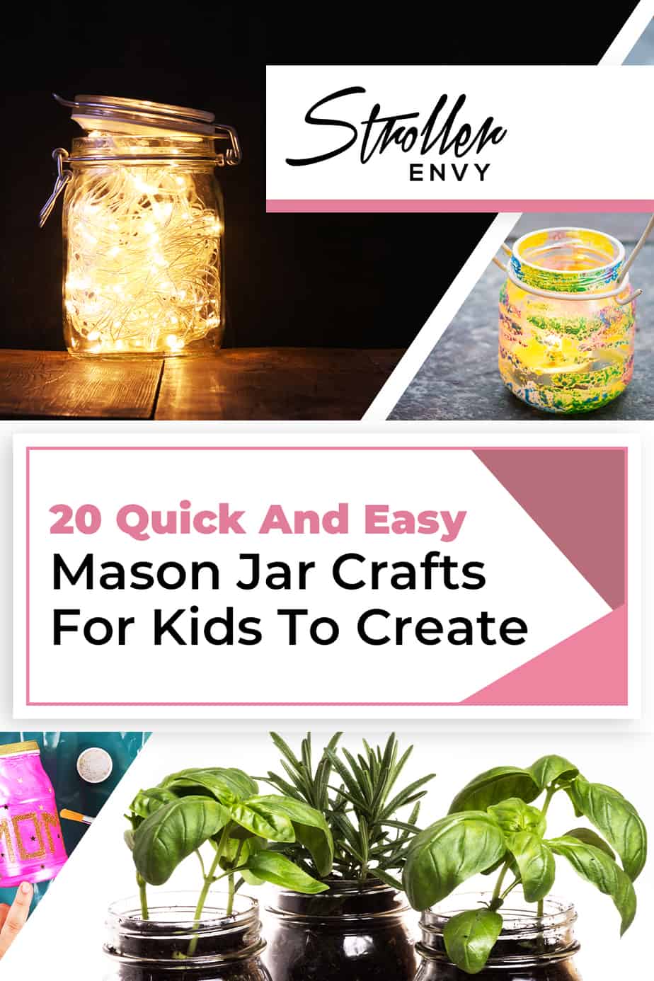 25 Quick And Easy Mason Jar Crafts For Kids To Create