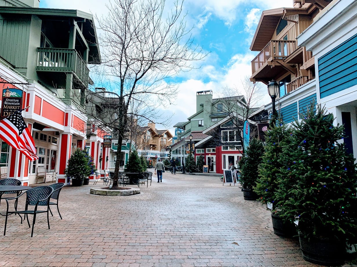 Family Ski Report Weekend At Stratton Mountain Stroller in the City