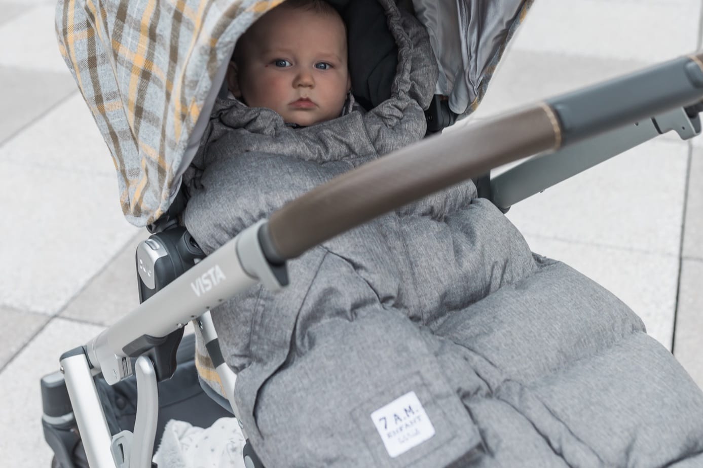 The Secret To Keeping Babies Warm During NYC Winters Stroller in the City
