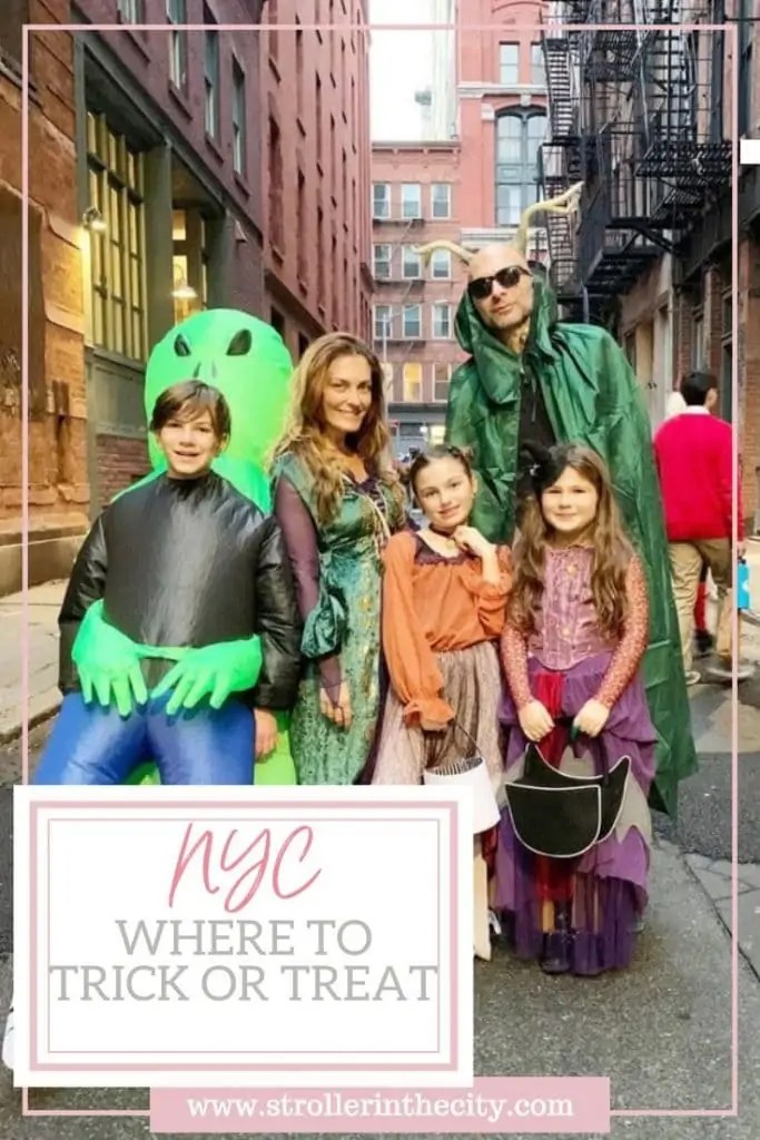 Where to Trick or Treat in NYC Stroller in the City