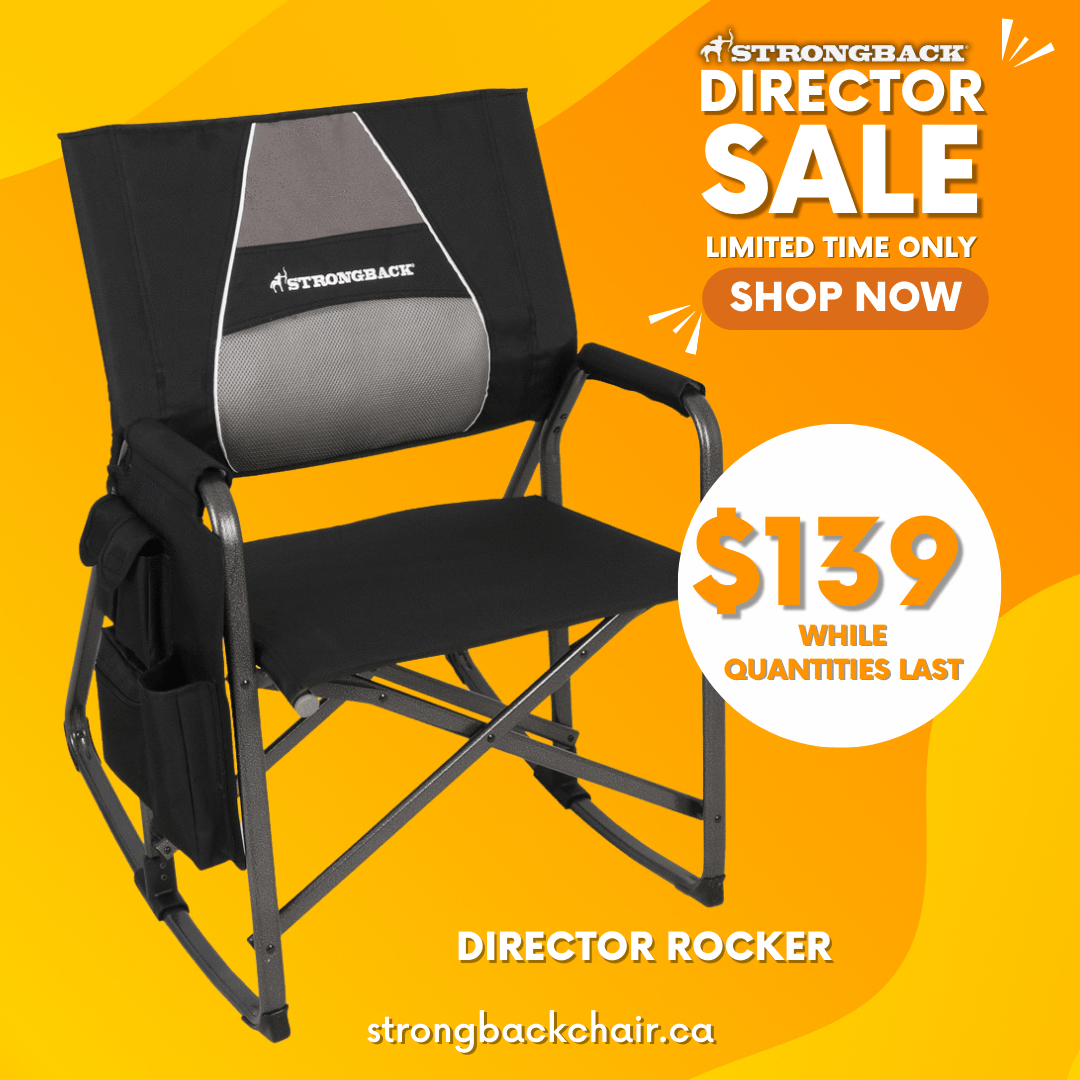 Director Rocker Strongback Chairs Canada