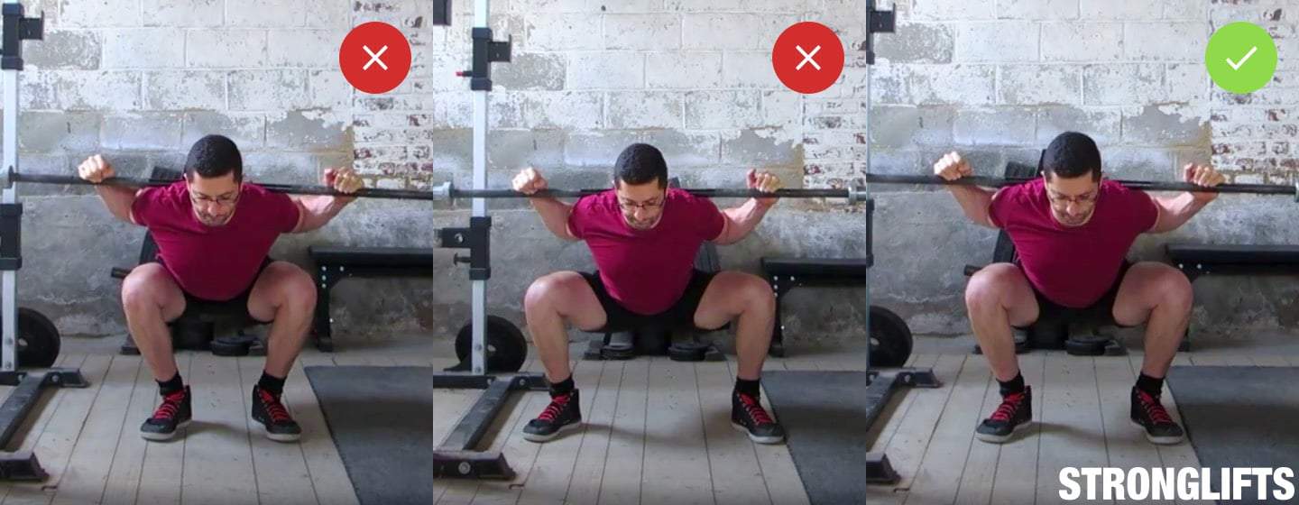 How to Squat with Proper Form The Definitive Guide Stronglifts