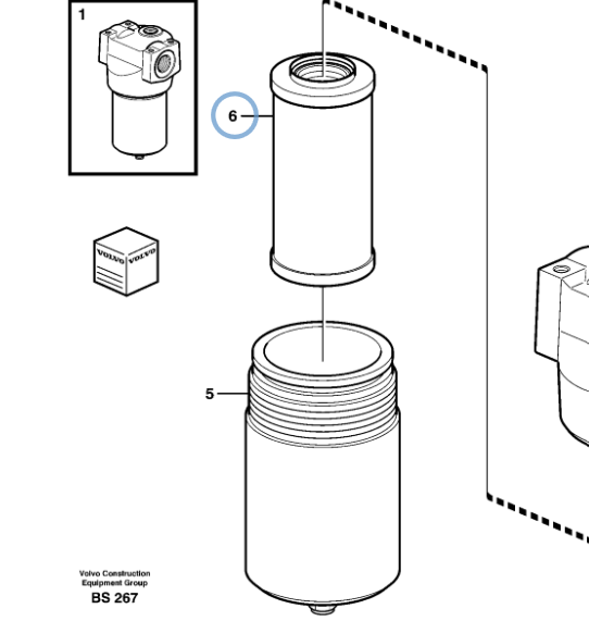11707544 HYDRAULIC FILTER Strong Machines