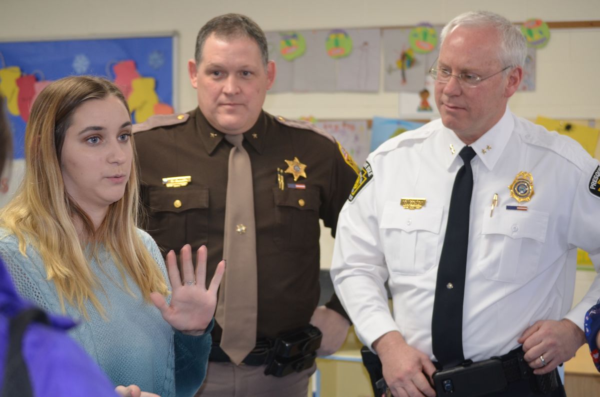 Maine law enforcement leaders visit early learning programs with