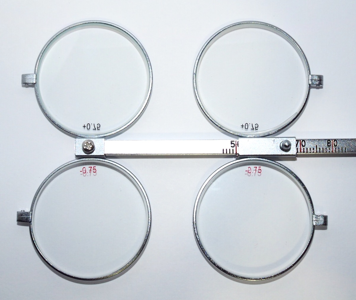 Metal Lens Flippers +/ 0.75D StrongVisionTech