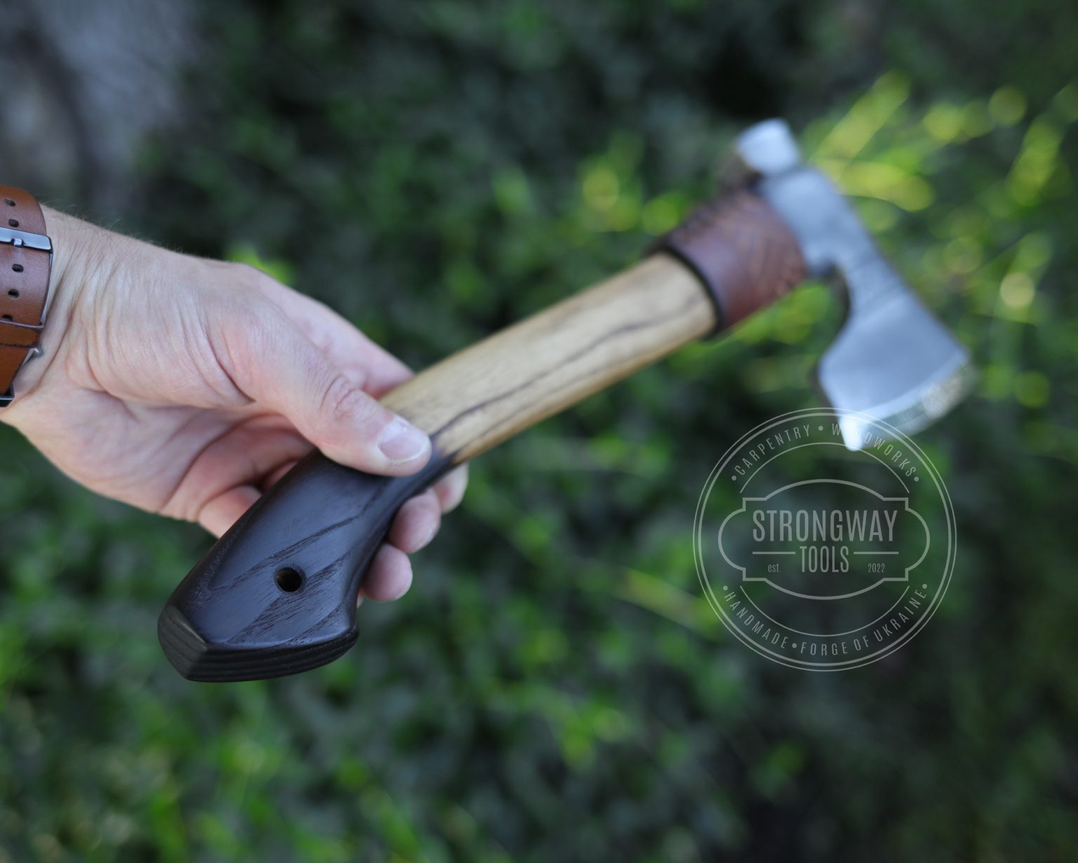 Medium axe with ornament on the head 2 > STRONGWAY TOOLS, L.L.C.