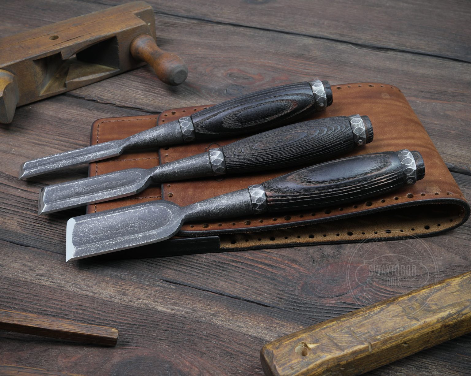 Kit of Hand Timber Framing Chisels \ Wood chisel set > STRONGWAY TOOLS, L.L.C.