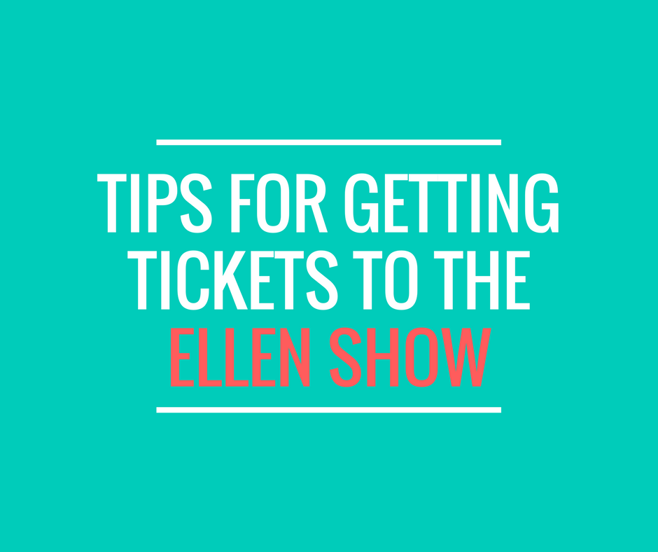 How To Get Tickets To The Ellen Show 12 Days Of Christmas 5 Tips for getting tickets to the Ellen show