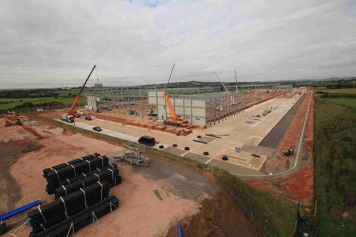 New Warehouse in Exeter Precision Structural Design