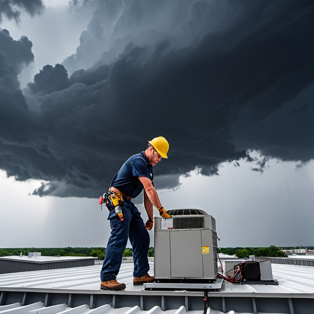 Approaching Storm Readiness Tip Secure Equipment Structura View