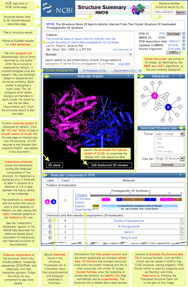Molecular Modeling Database (MMDB) Help Document
