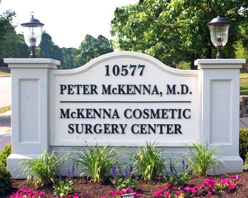 Monument sign at property entrance