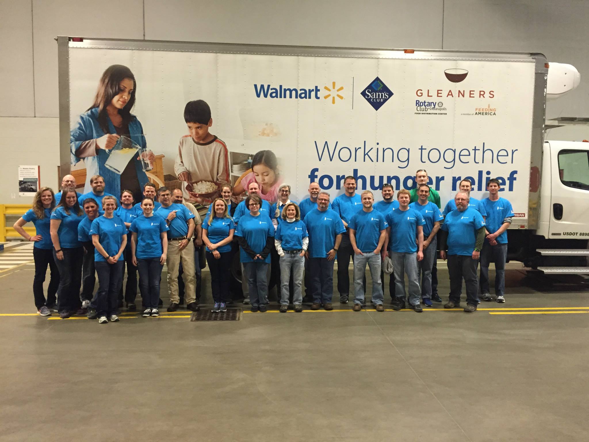 A Day of Service at Gleaners Food Bank to the Point
