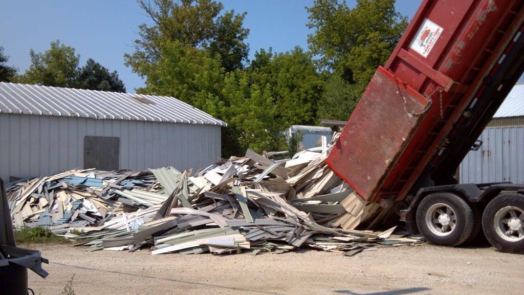 MBL Recycling provides vinyl siding for fish habitat...by the tons
