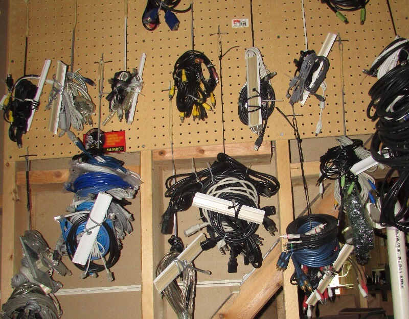 How to organize spare cords