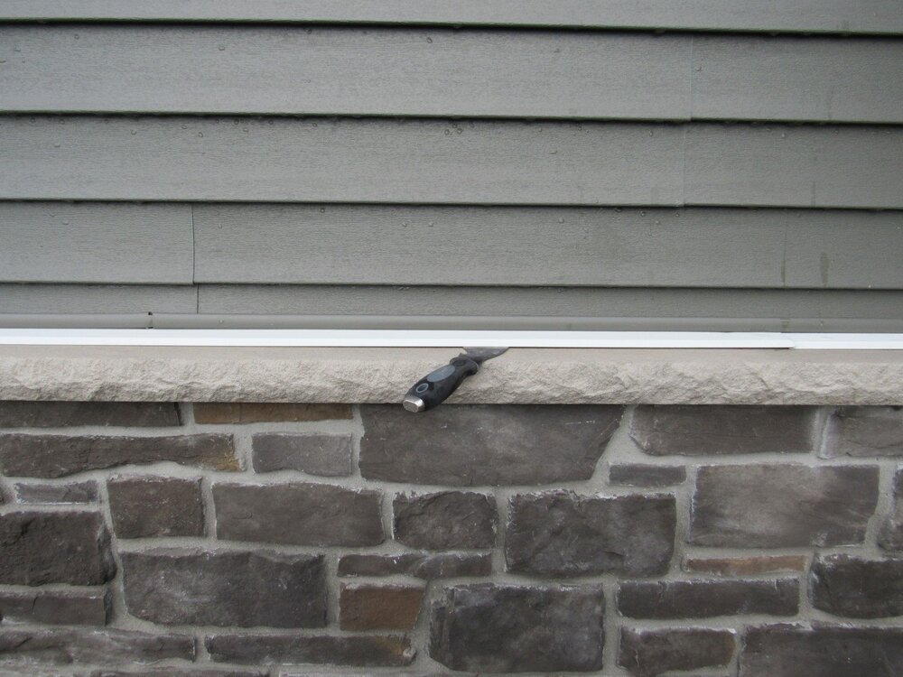 Stone Siding Installation Defects Structure Tech Home Inspections