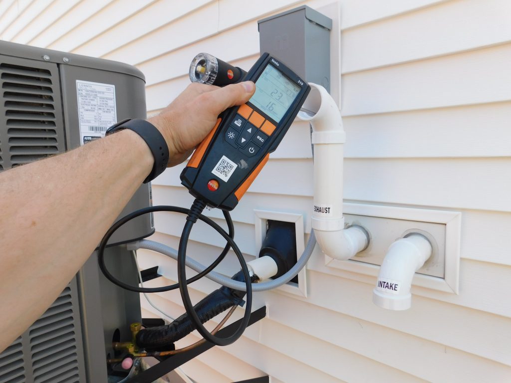 Carbon monoxide testing for furnaces Structure Tech Home Inspections
