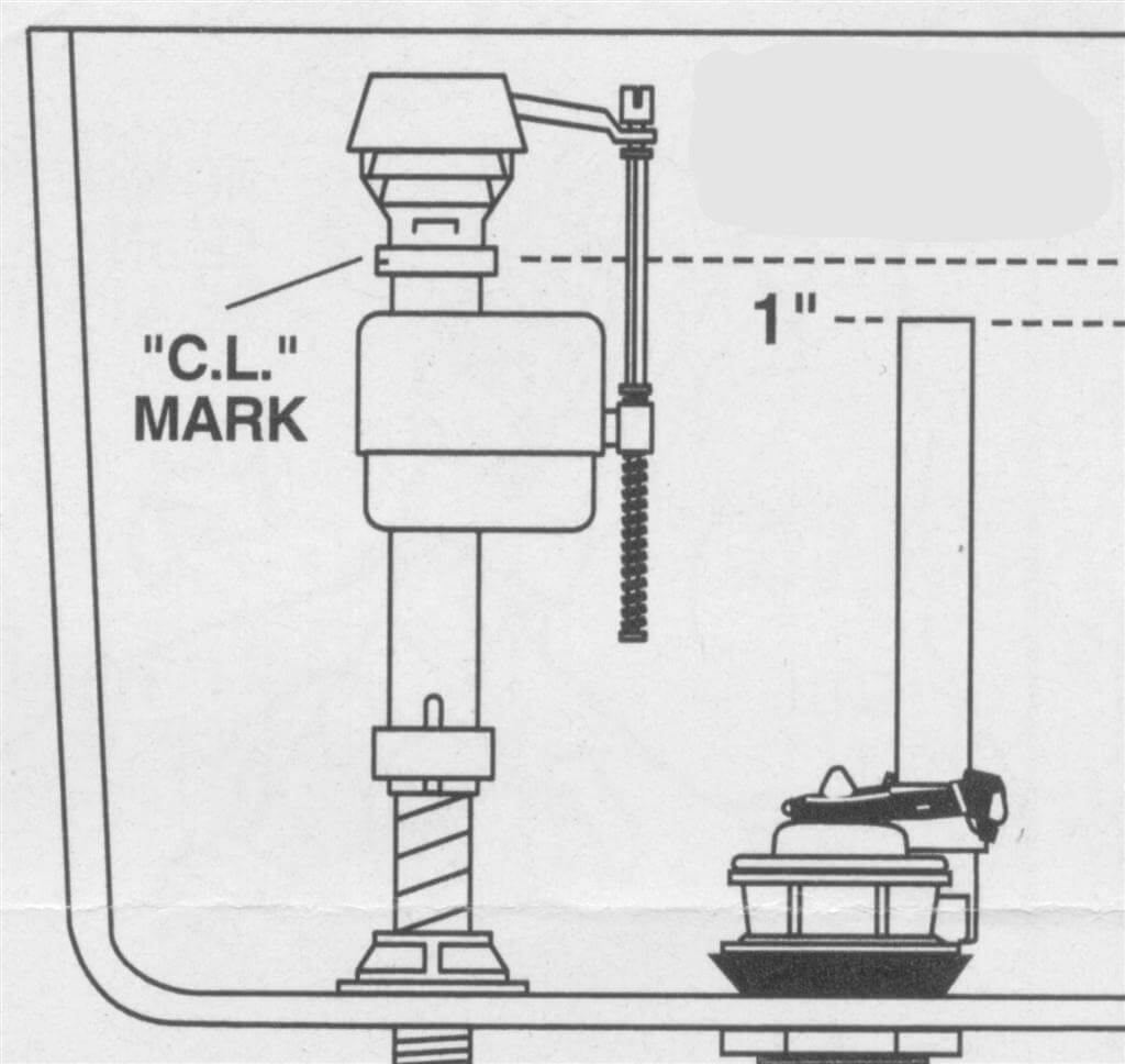 Toilet Repair Fixing An Improper Air Gap On A Ballcock