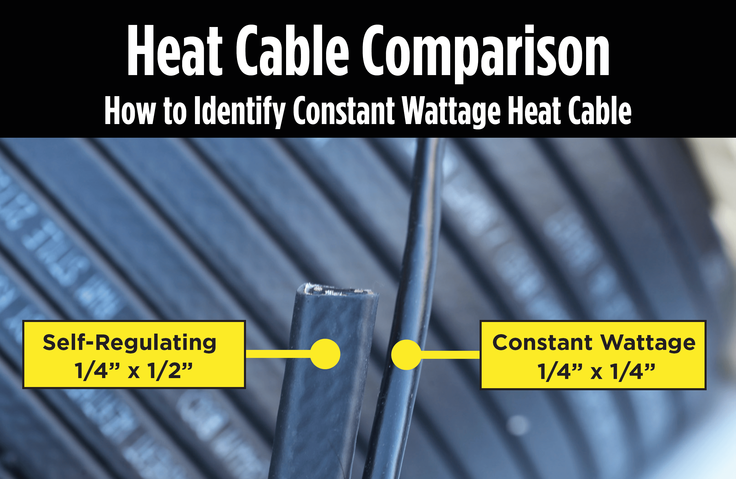 Not all heat cable is created equal