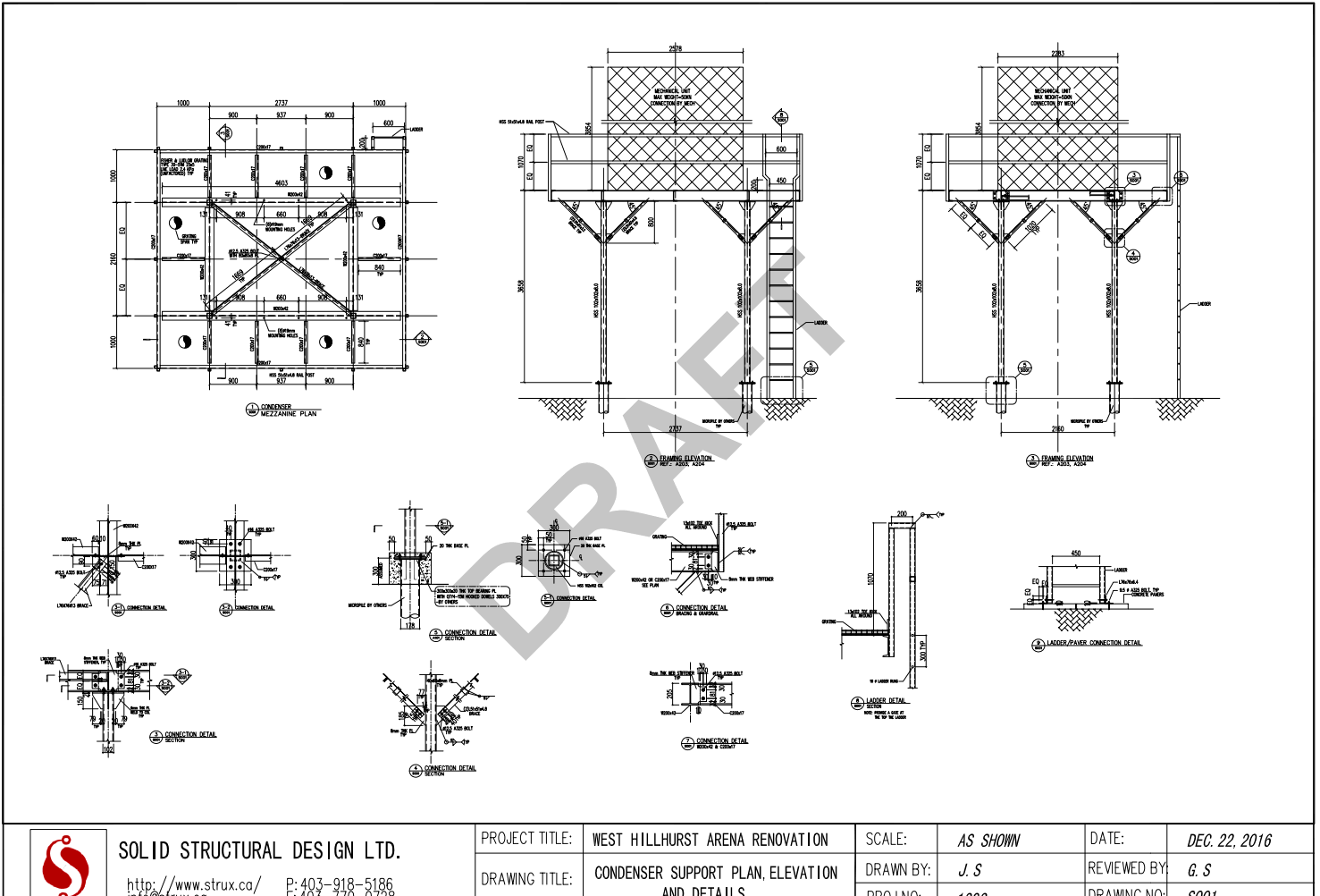 Equipment Supporting Structure Solid Structural Design Ltd.