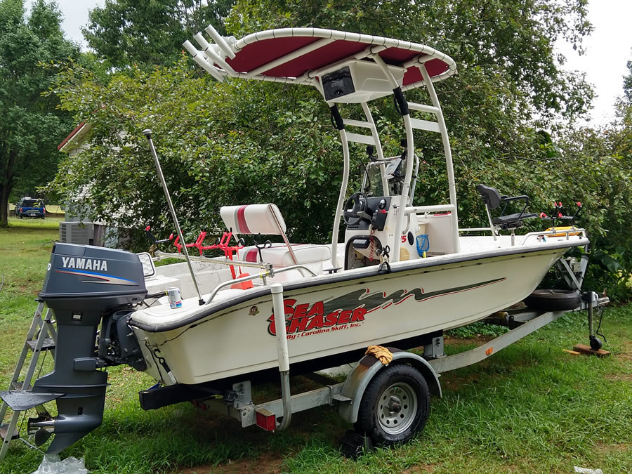 2005 Carolina Skiff Sea Chaser with SG300 TTop Review Stryker TTops