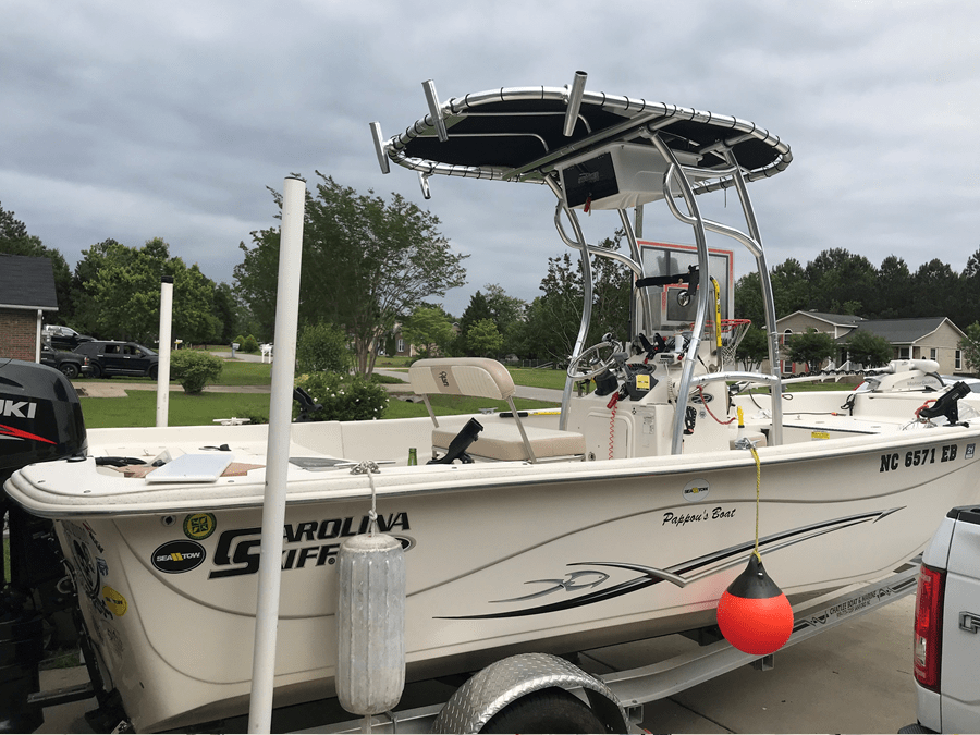 2015 Carolina Skiff 198 with SG600 TTop Review Stryker TTops