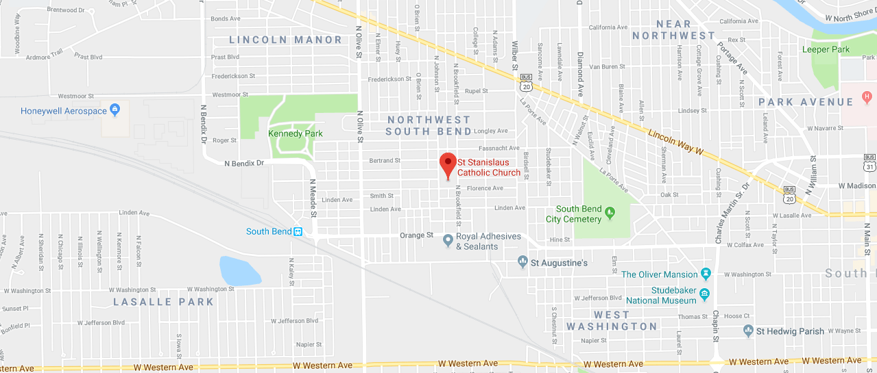 Directions St. Stanislaus