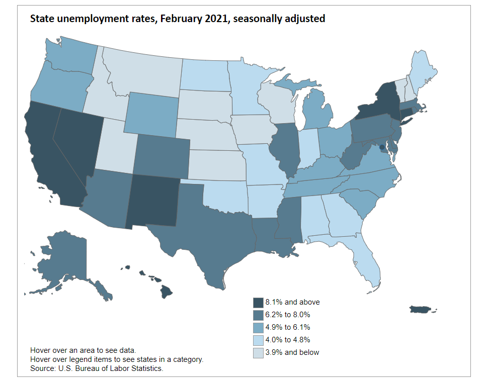 State Unemployment Rates Two Americas — The Most Revolutionary Act