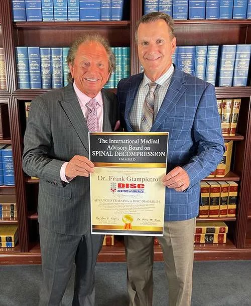 Dr. Giampietro Receives Back Pain Treatment Award Stuart, Florida