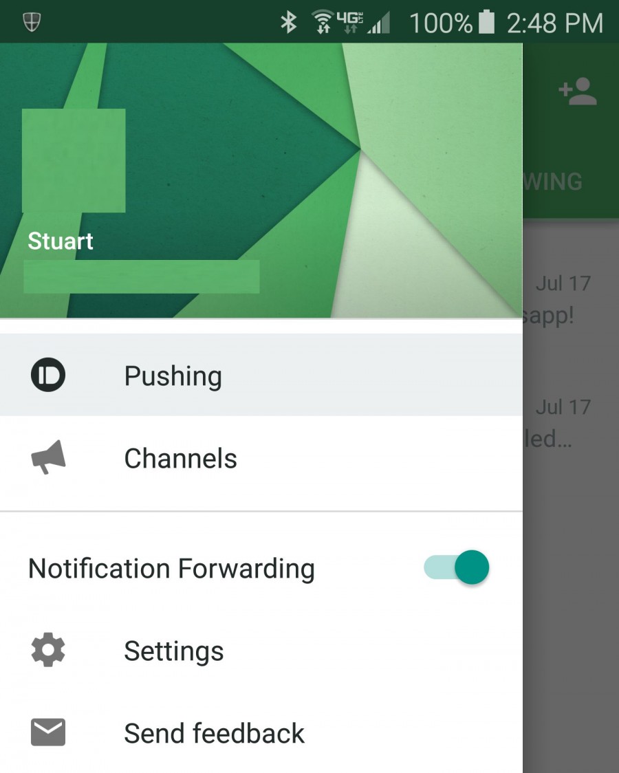 Mute Pushbullet notifications for WhatsApp (and other apps)