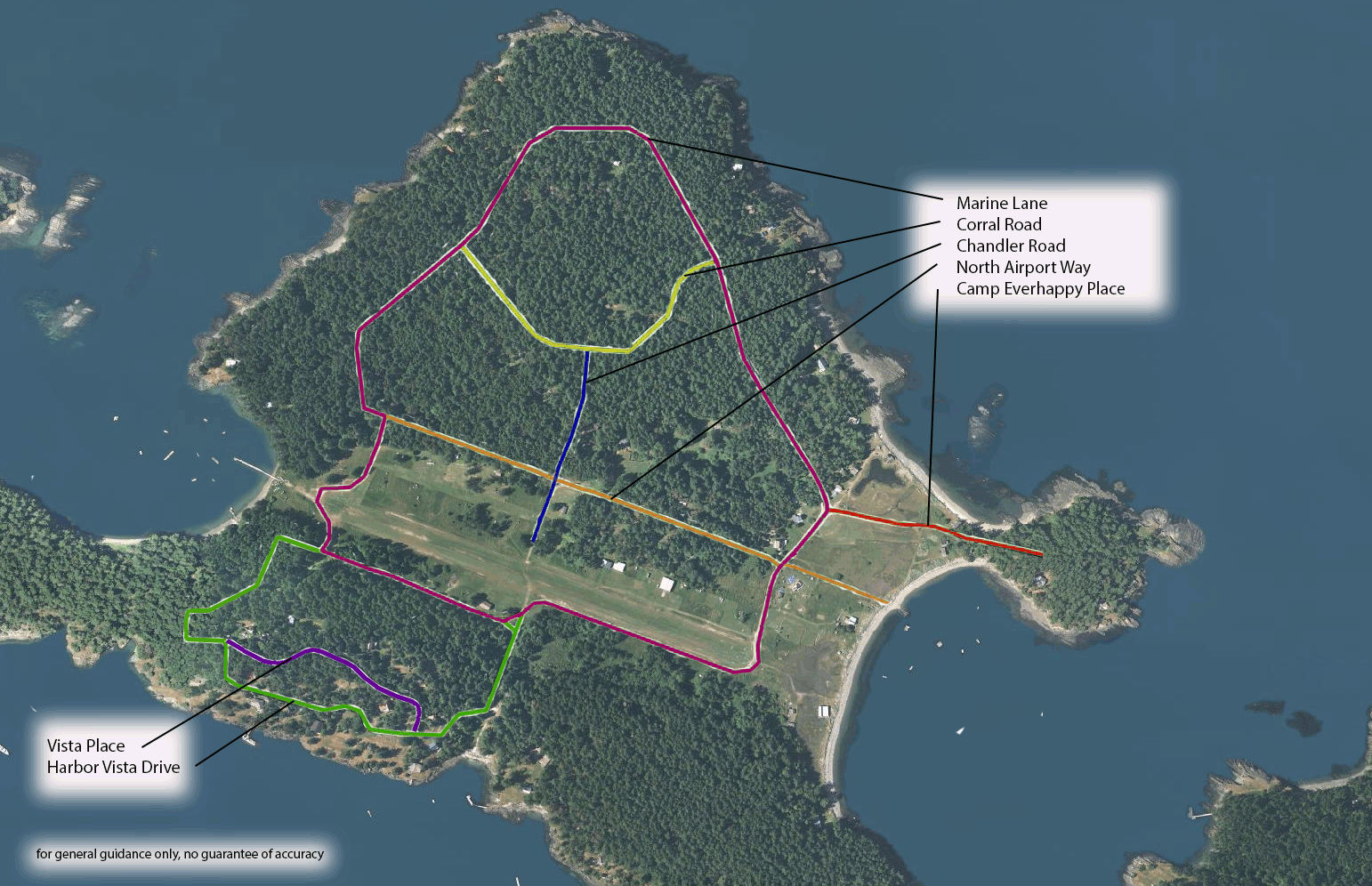 Road Names Stuart Island Owner