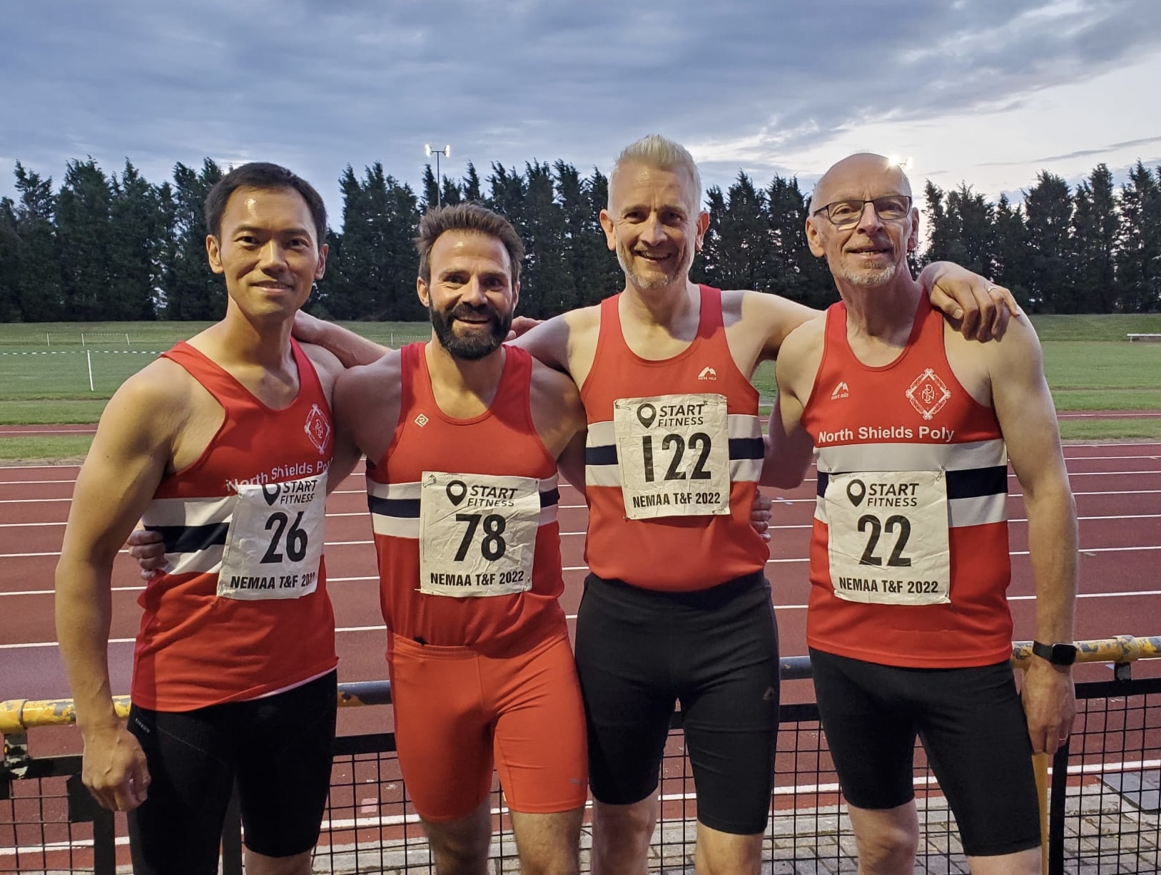 North East Masters Track & Field Relays 2022 Stuart Lynn Masters