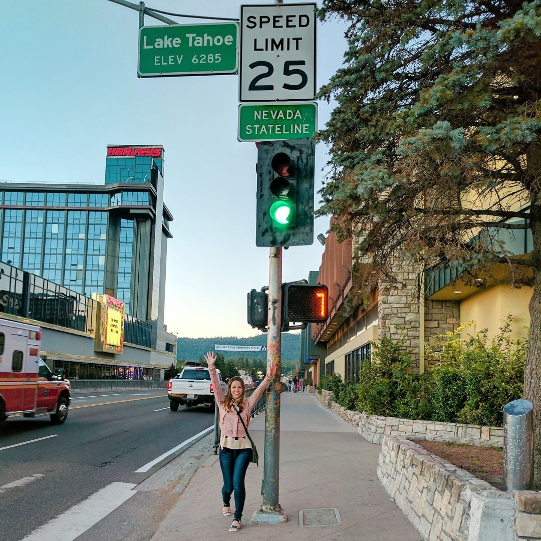 California Nevada state line Stuart Says by Stuart Brazell
