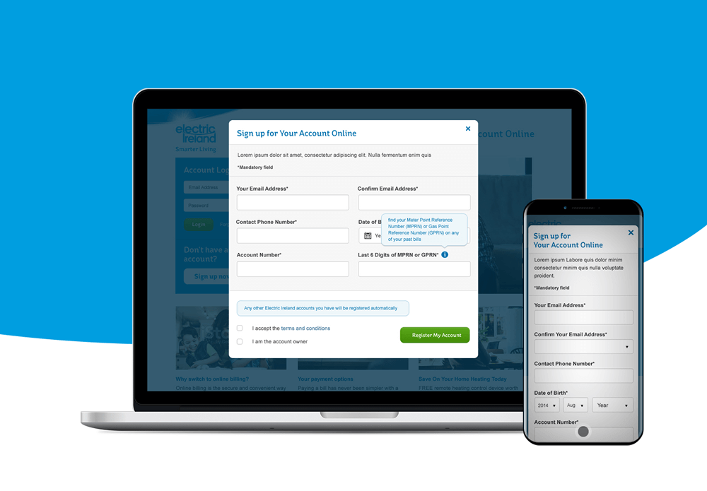 electric Ireland Stuart Scargill Design