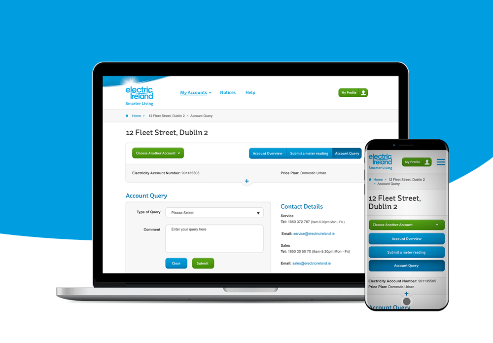 electric Ireland Stuart Scargill Design