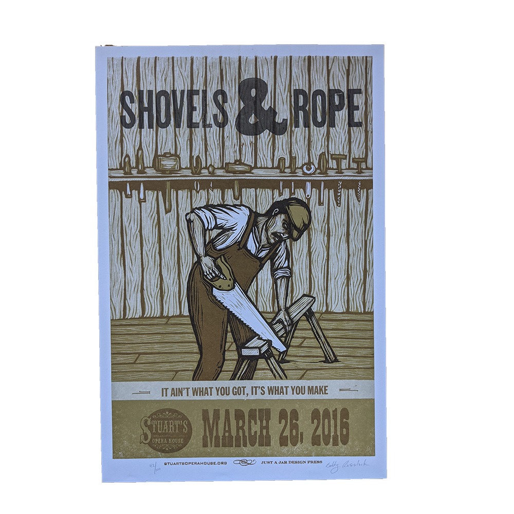 Shovels & Rope 2016 Poster Stuart's Opera House