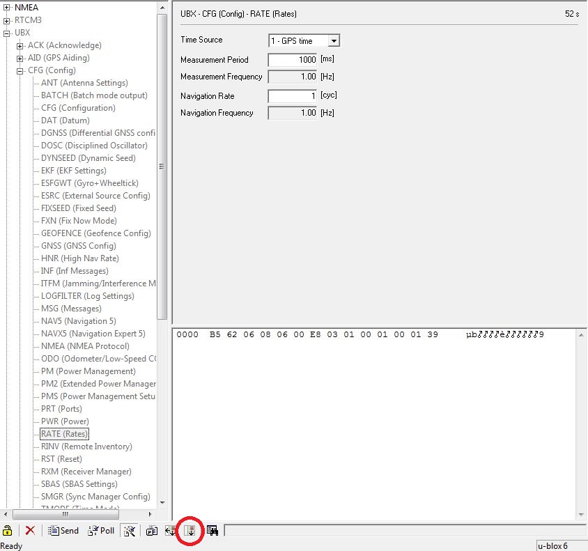 Generating UBLOX GPS Configuration Messages StuartsProjects