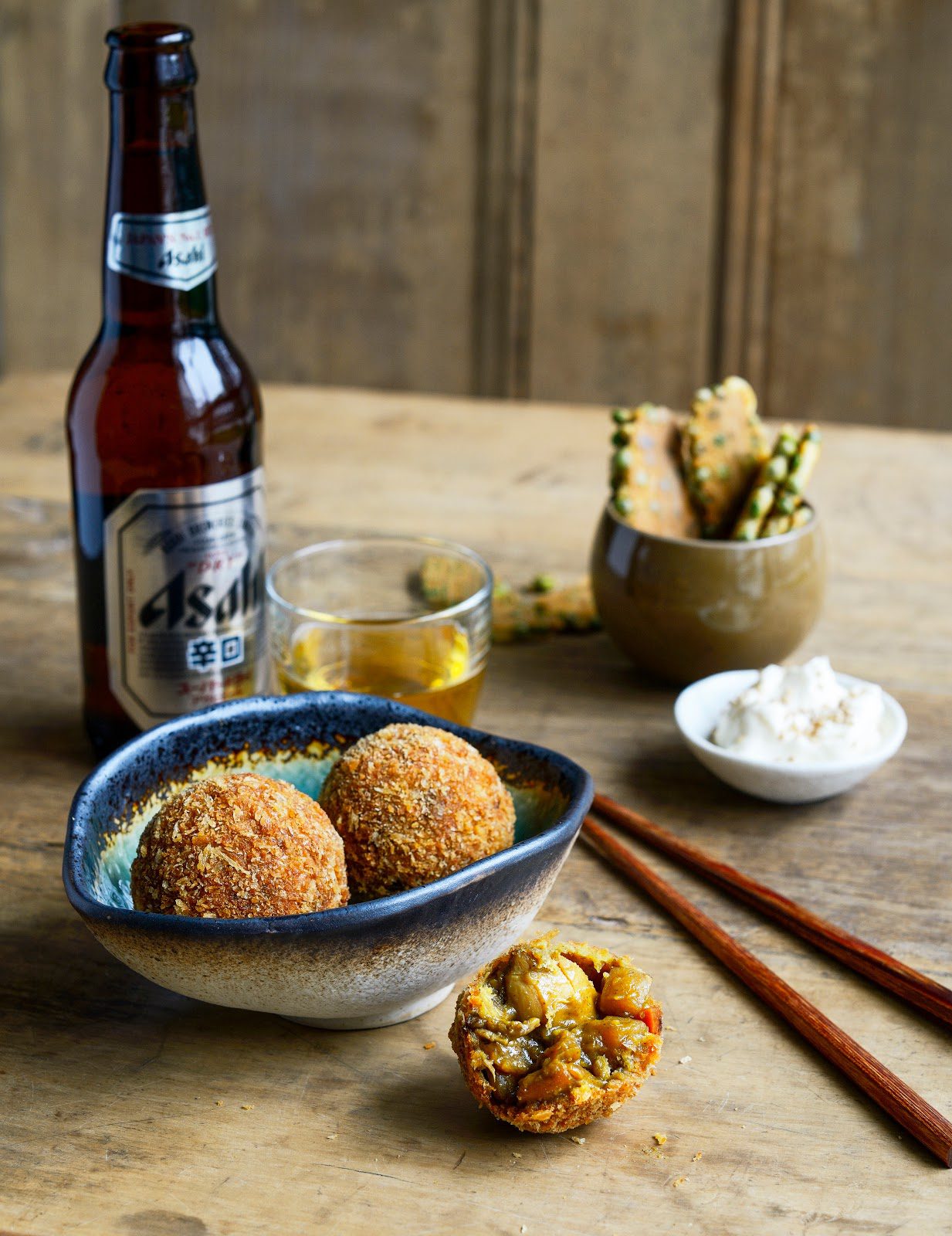Japanese curry balls & okonomiyake Stuck in the kitchen