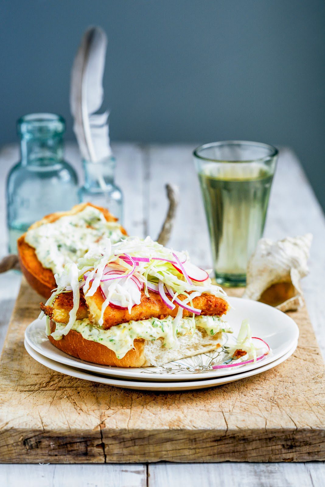 the ultimate fish burger Stuck in the kitchen