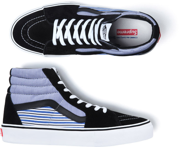 vans x supreme x comme des garcons
