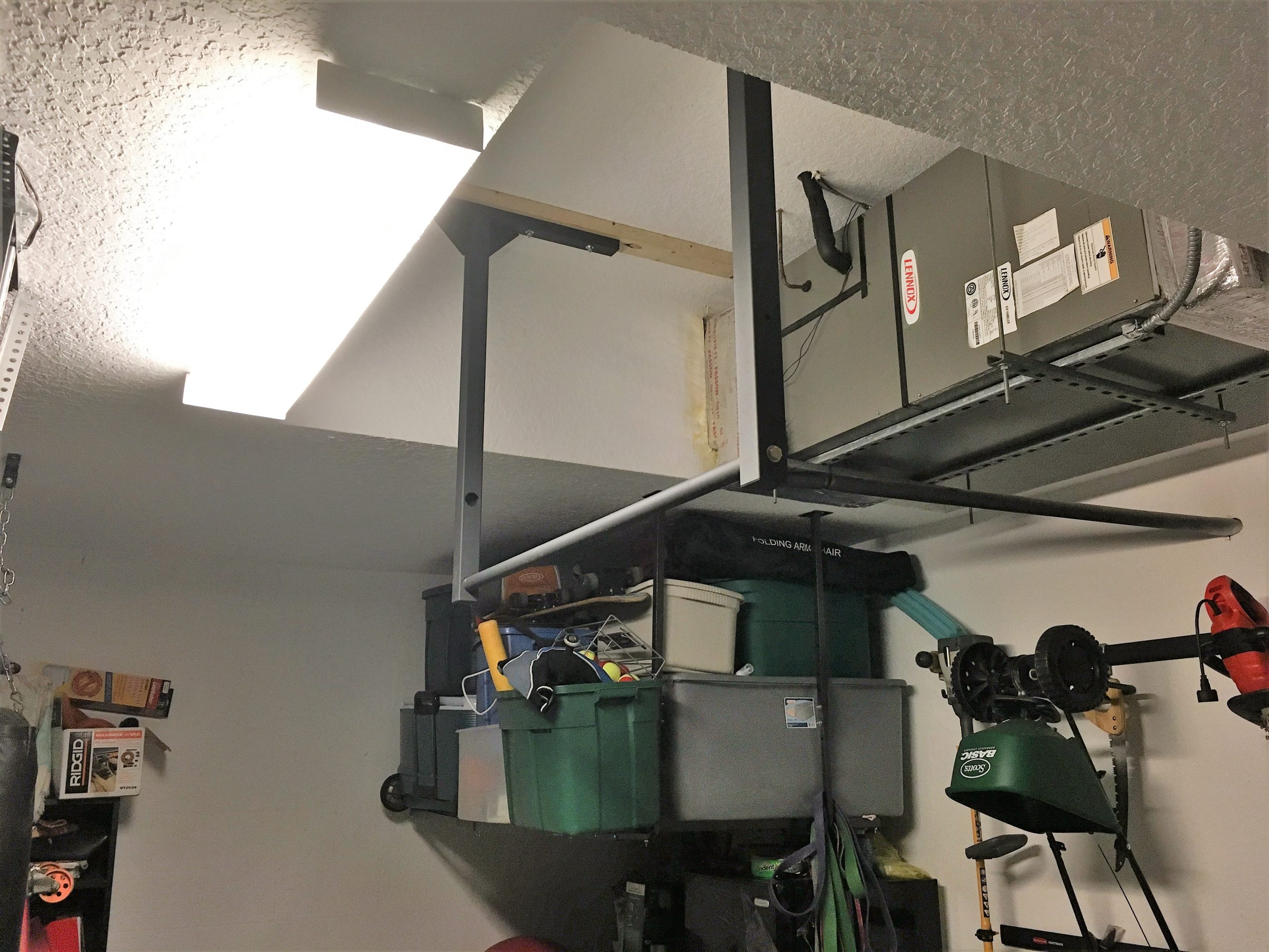 How to instsall a garage ceiling pull up bar Stud Bar Ceiling or