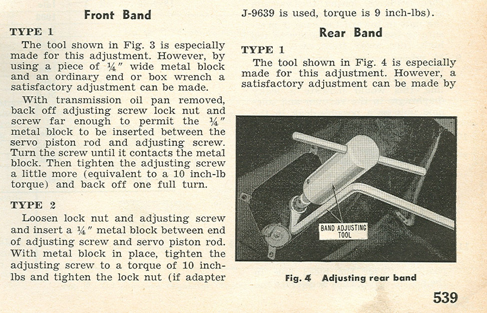 Bob Johnstone's Studebaker and Avanti Page (Transmission Info Turbo