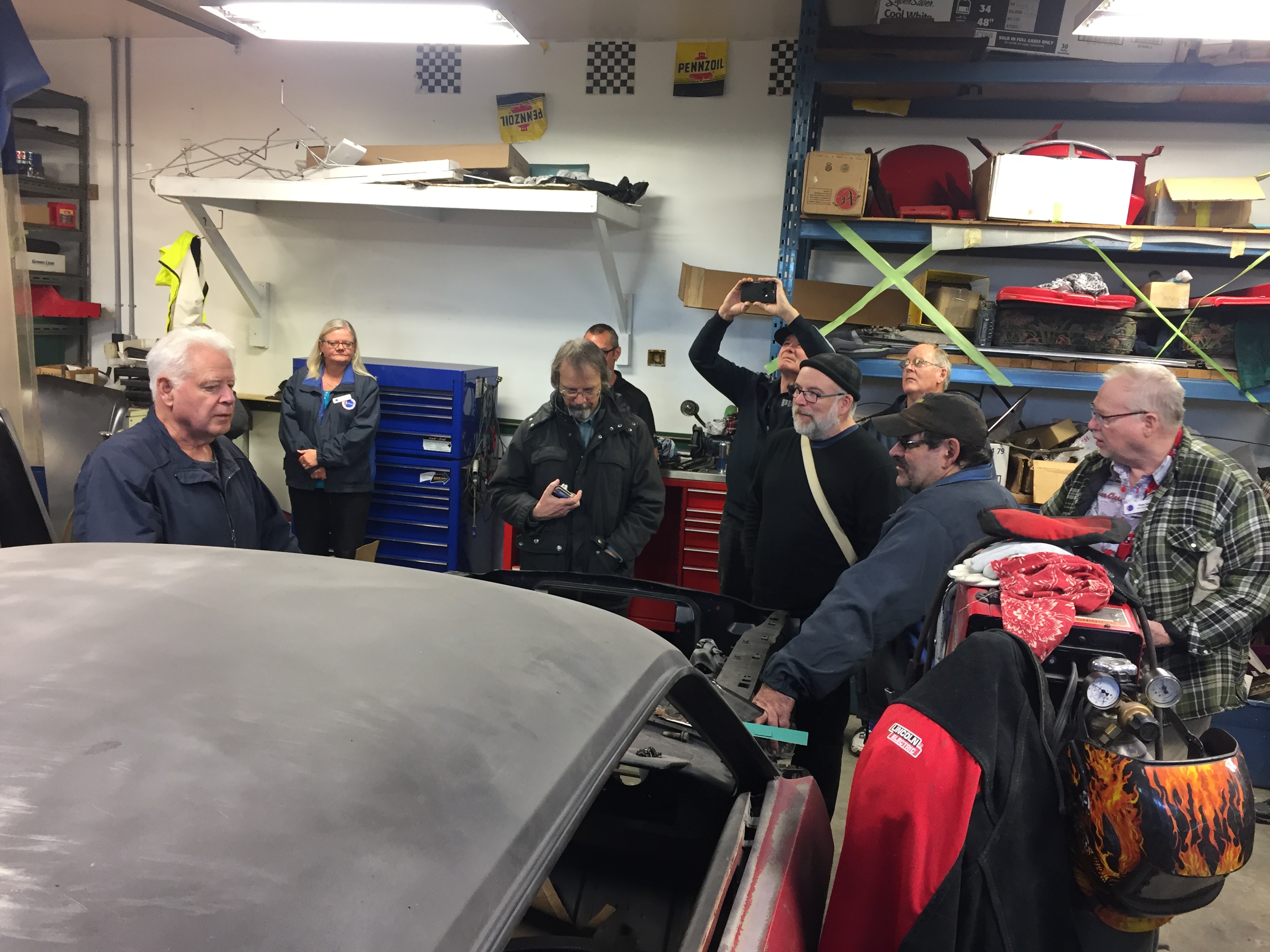 Alyn Edwards Garage Tour and Lunch Outing Studebaker Drivers Club