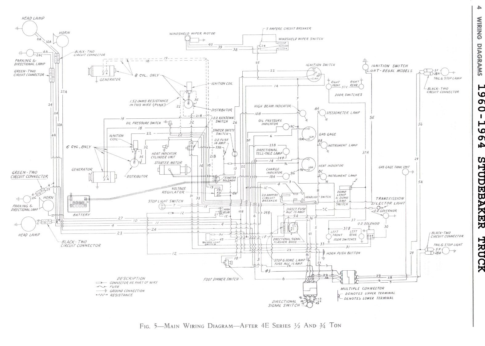 1955 Studebaker Truck Wiring Diagram