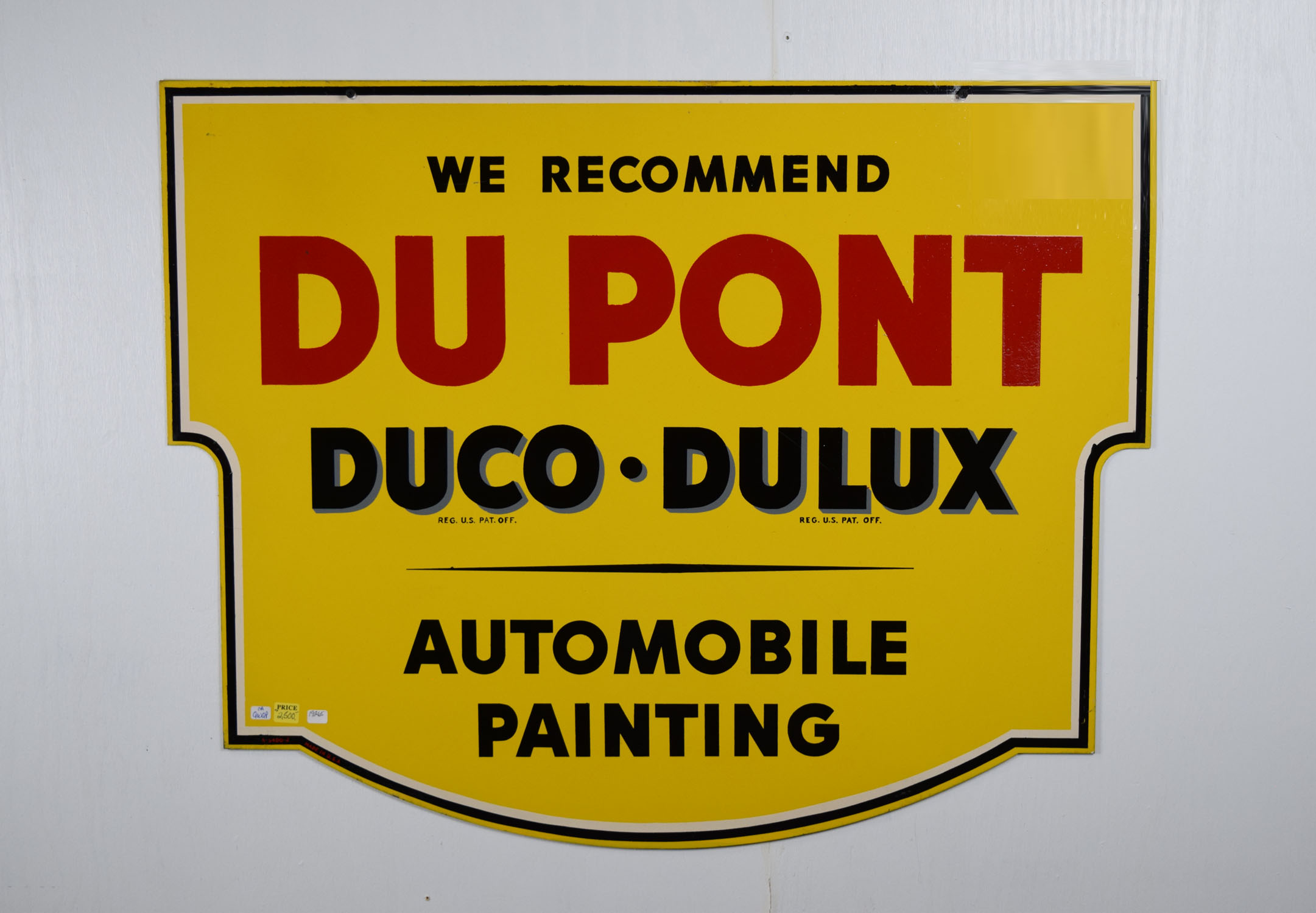 Dupont Duco Dulux Automobile Painting Double Sided Sign Discover